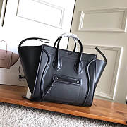 Celine Luggage Medium Phantom Black - 30x28x24cm - 2