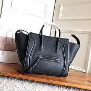 Celine Phantom Black Lychee Pattern - 30x28x24cm - 1