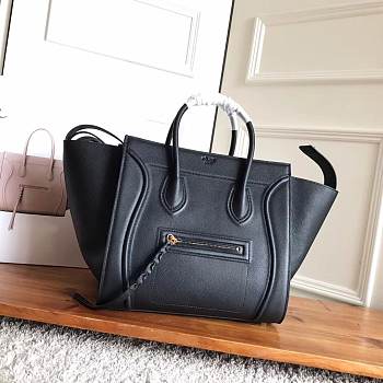 Celine Phantom Black Lychee Pattern - 30x28x24cm