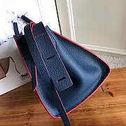 Celine Phantom Royal Blue Lychee Pattern - 30x28x24cm - 5