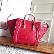 Celine Phantom Crocodile Red Pattern - 30x28x24cm - 2