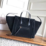 Celine Phantom Black Nubuck Leather - 30x28x24cm - 1