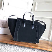 Celine Phantom Black Nubuck Leather - 30x28x24cm - 4