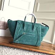 Celine Phantom Dark Green Nubuck Leather - 30x28x24cm - 1