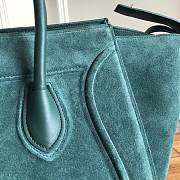 Celine Phantom Dark Green Nubuck Leather - 30x28x24cm - 2