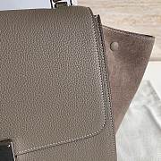 Celine Swing Mouse Gray Lychee Pattern Bag - 26x22x13cm - 2