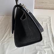 Celine Swing Mouse Black Lychee Pattern Bag - 26x22x13cm - 5
