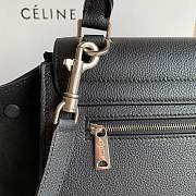 Celine Swing Mouse Black Lychee Pattern Bag - 26x22x13cm - 3