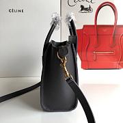 Celine Nano Luggage Black Bag - 20cm - 2