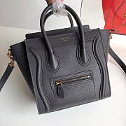 Celine Nano Luggage Black Bag - 20cm - 3