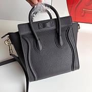 Celine Nano Luggage Black Bag - 20cm - 4