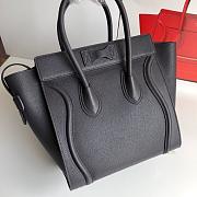 Celine Nano Luggage Black Bag - 26cm - 4