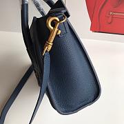 Celine Nano Luggage Dark Blue Bag - 20cm - 6