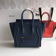 Celine Nano Luggage Dark Blue Bag - 26cm - 1