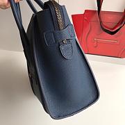 Celine Nano Luggage Dark Blue Bag - 26cm - 4