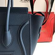 Celine Nano Luggage Dark Blue Bag - 26cm - 2