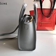 Celine Nano Luggage Grey Bag - 20cm - 2