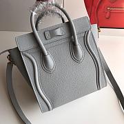 Celine Nano Luggage Grey Bag - 20cm - 4