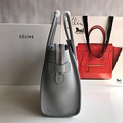 Celine Nano Luggage Grey Bag - 26cm - 6