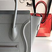 Celine Nano Luggage Grey Bag - 26cm - 3