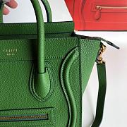 Celine Nano Luggage Green Bag - 20cm - 5