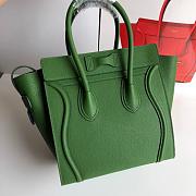 Celine Nano Luggage Green Bag - 26cm - 6