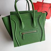 Celine Nano Luggage Green Bag - 26cm - 4