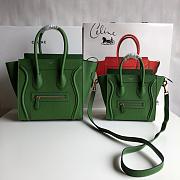 Celine Nano Luggage Green Bag - 26cm - 2