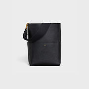 Celine Sangle Bucket Black Bag - 23x33x16cm - 1