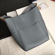 Celine Sangle Bucket Grey Bag - 23x33x16cm - 4