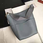 Celine Sangle Bucket Grey Bag - 23x33x16cm - 6