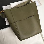 Celine Sangle Bucket Army Green Bag - 23x33x16cm - 3