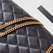 Saint Laurent Victoire Quilted Clutch -  657361 - 28.5x19.5x5.5cm - 2