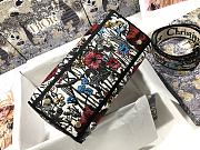 Dior Medium Lady D-Lite Bag in Multicolor- M0565 - 24x20x11cm - 5