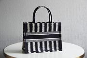 Dior Book Tote Blue D-Stripes - 41.5x34.5x16cm - 4