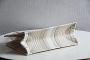 Dior Small Book Tote Beige Stripes- 36.5 x 28 x 17.5 cm - 5