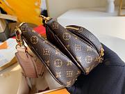 Louis Vuitton | Multi Pochette Accessoires with Pink Strap M44840  - 6