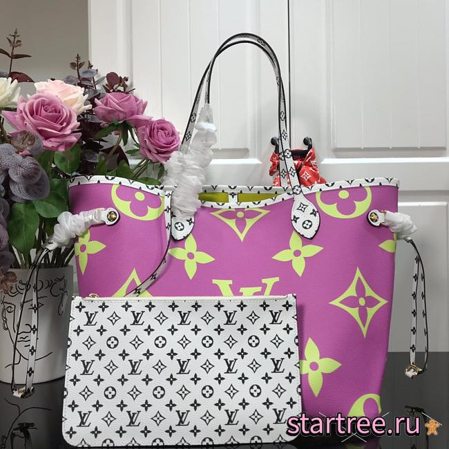 Louis Vuitton | Neverfull Purple M44588  - 1