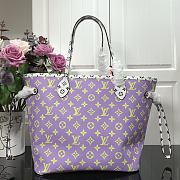 Louis Vuitton | Neverfull Purple M44588  - 6