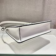 Prada Saffiano White Leather Mini Bag - 1BC155 - 20x12x5.5cm - 6