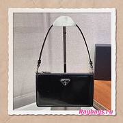Prada Saffiano Black Leather Mini Bag - 1BC155 - 20x12x5.5cm - 1