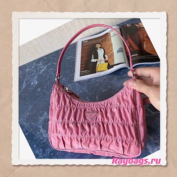 Prada Hobo Pink Bag- 1NE204 - 22x17x6cm