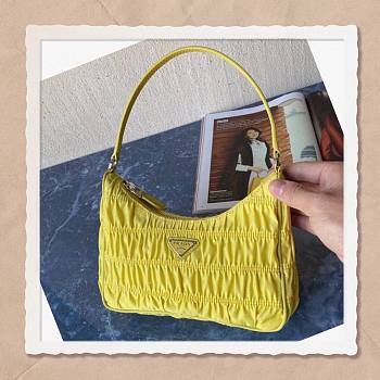 Prada Hobo Yellow Bag- 1NE204 - 22x17x6cm