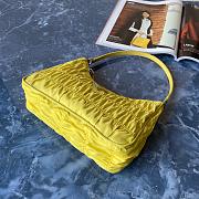 Prada Hobo Yellow Bag- 1NE204 - 22x17x6cm - 3