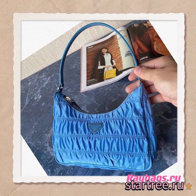 Prada Hobo Blue Bag- 1NE204 - 22x17x6cm - 1