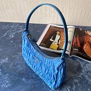 Prada Hobo Blue Bag- 1NE204 - 22x17x6cm - 2