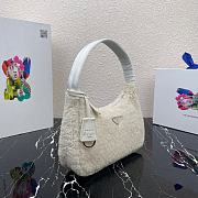 Prada Re-Edition 2000 White Shearling Mini-bag- 1NE515 - 23x14x5cm - 4