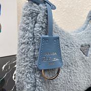 Prada Re-Edition 2000 Blue Shearling Mini-bag- 1NE515 - 23x14x5cm - 3