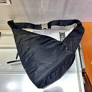 Prada Re-Nylon & Leather Black Backpack - 2VZ092 - 26.5x37.5cm - 4