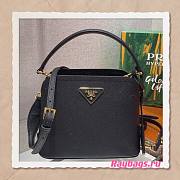 Prada Matinée Micro Saffiano Black Bag - 1BA286 - 21x16.5x9.5cm - 1